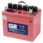 Gill G25 Lead Acid Battery Dry