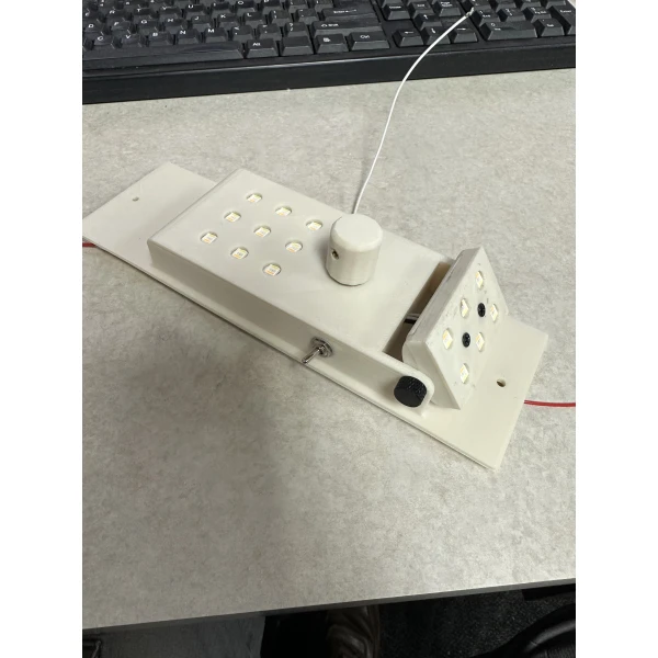 LED Interior Overhead Light for Grumman AA5 Series with Single Color Forward Light Head - Image 3