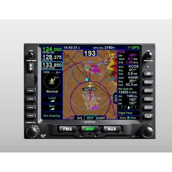 Avidyne IFD 540 GPS Navigator: Advanced Aviation Navigation System for Pilots - Image 4