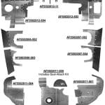 Grumman AA5B Aircraft Baffle Seal Kit - Premium Replacement Engine Parts for Aviation Enthusiasts